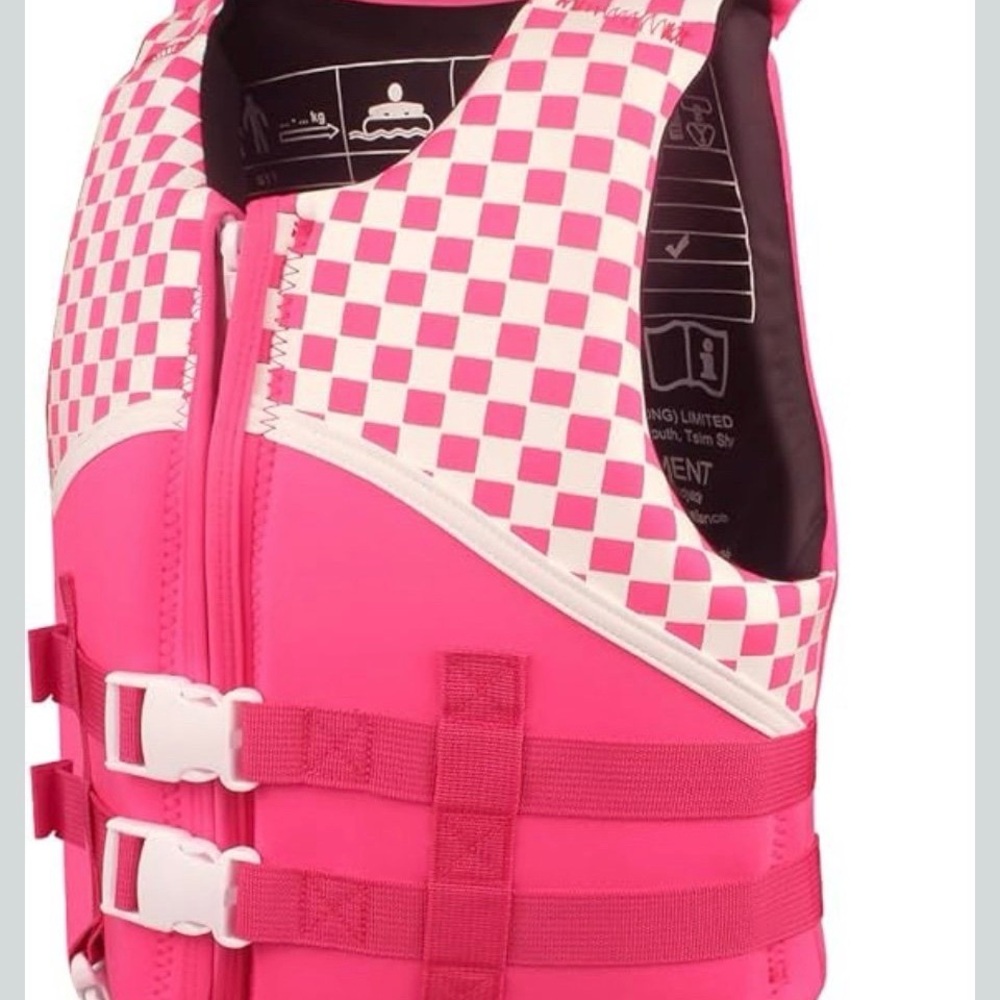 /Chriffer Kids Swim Vest for 30/50 Pounds Boys / Girls, Easy On/Off Zipper- New